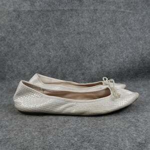 American Eagle Shoes Womens 10 Ballet Flats Slip On Casual Round Toe Bow Classic